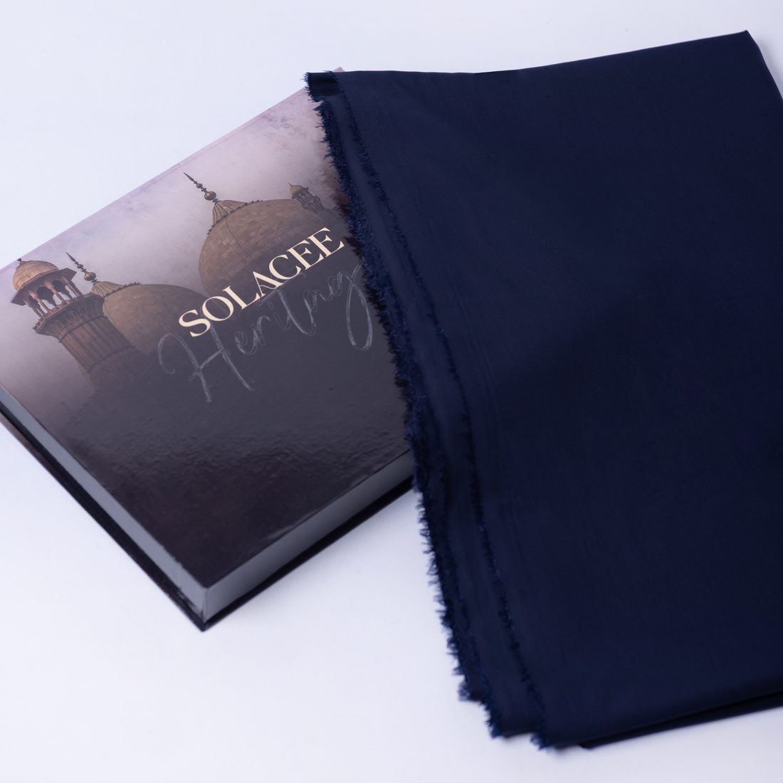 Solacee Blue Unstitched – Premium Washing Wear
