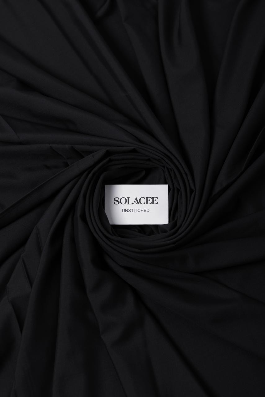 Solacee Black Unstitched – Premium Washing Wear