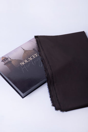Solacee Brown Unstitched – Premium Washing Wear