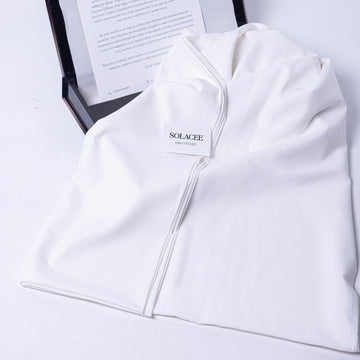 Solacee White Unstitched – Premium Washing Wear